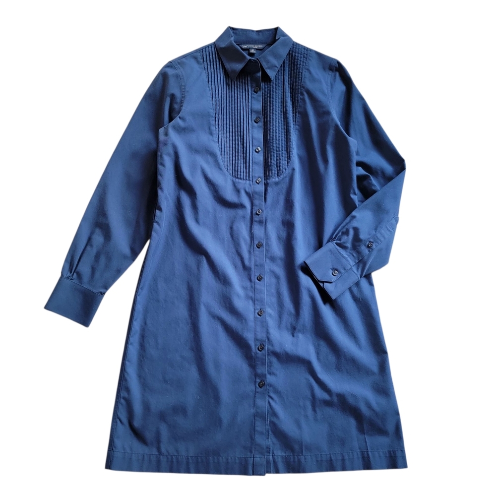 New Brooks Brothers Blue Long Sleeves Button Down Shirt Business‎ Casual Dress 8